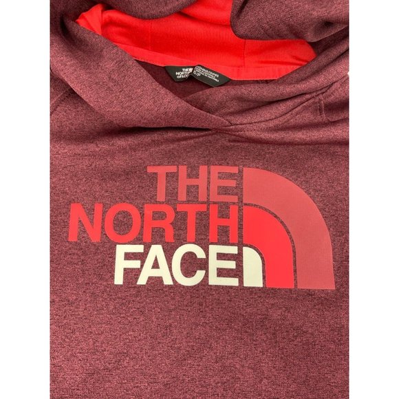 The North Face Women's Burgundy Graphic Print Hooded Sweatshirt Hoodie Size S - Picture 10 of 10
